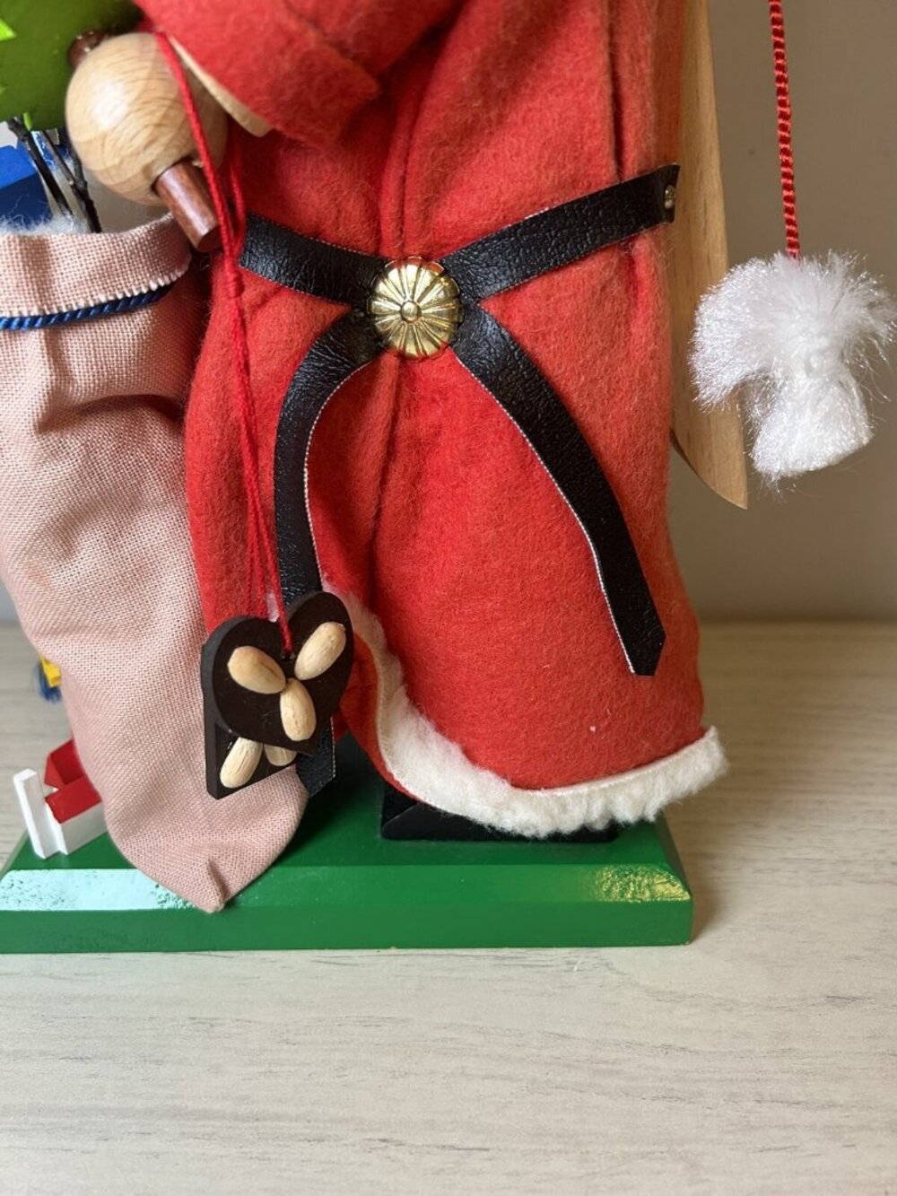 Steinbach Nutcracker Santa Claus 14" Tall Christmas Tree Bag Toys Vintage Gifts - Picture 10 of 16